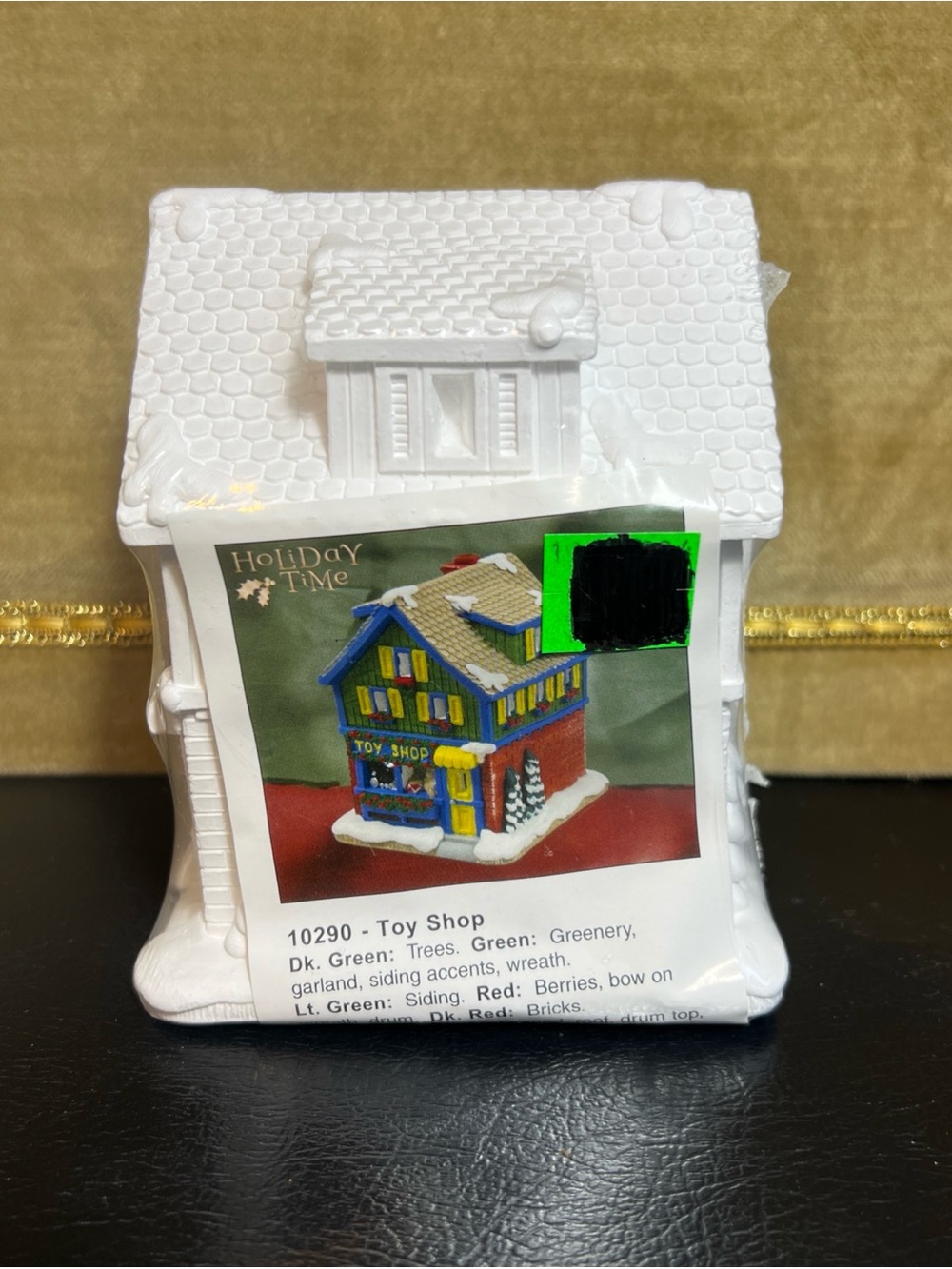 Holiday Time Creative Crafts 10290 Toy Shop Xmas Village DIY Sealed Vtg Thailand